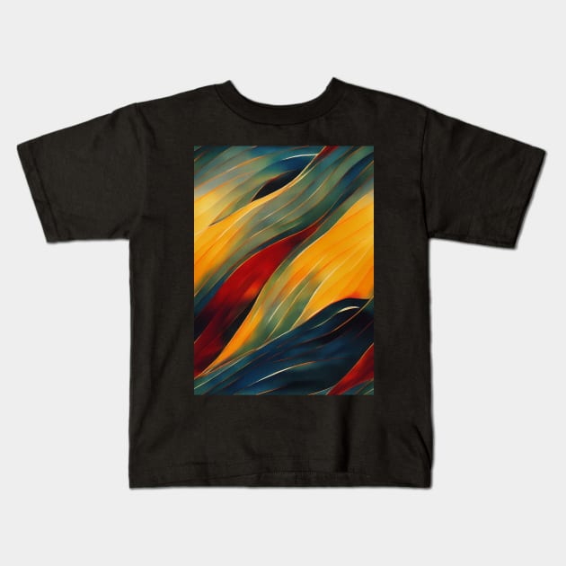 Rainbows Everywhere! Colorful abstract pattern #11 Kids T-Shirt by Endless-Designs